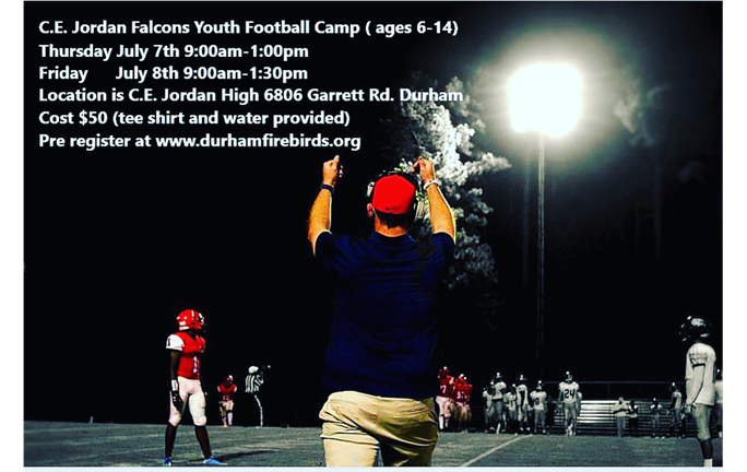 Jordan Youth Football Camp Being Hosted July 7-8